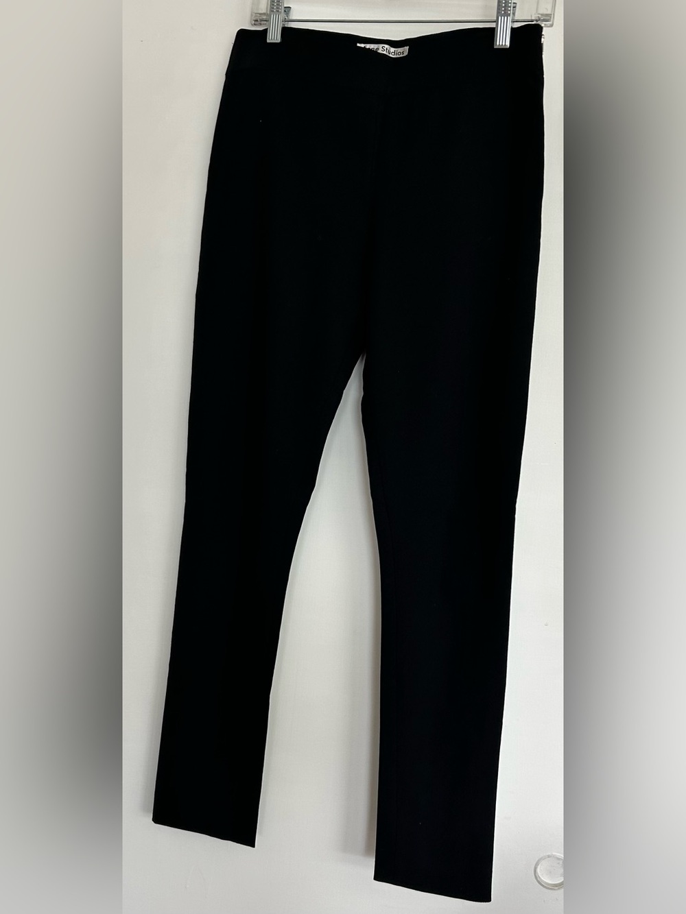 Acne Studios Classic Black Slim Leg Pants